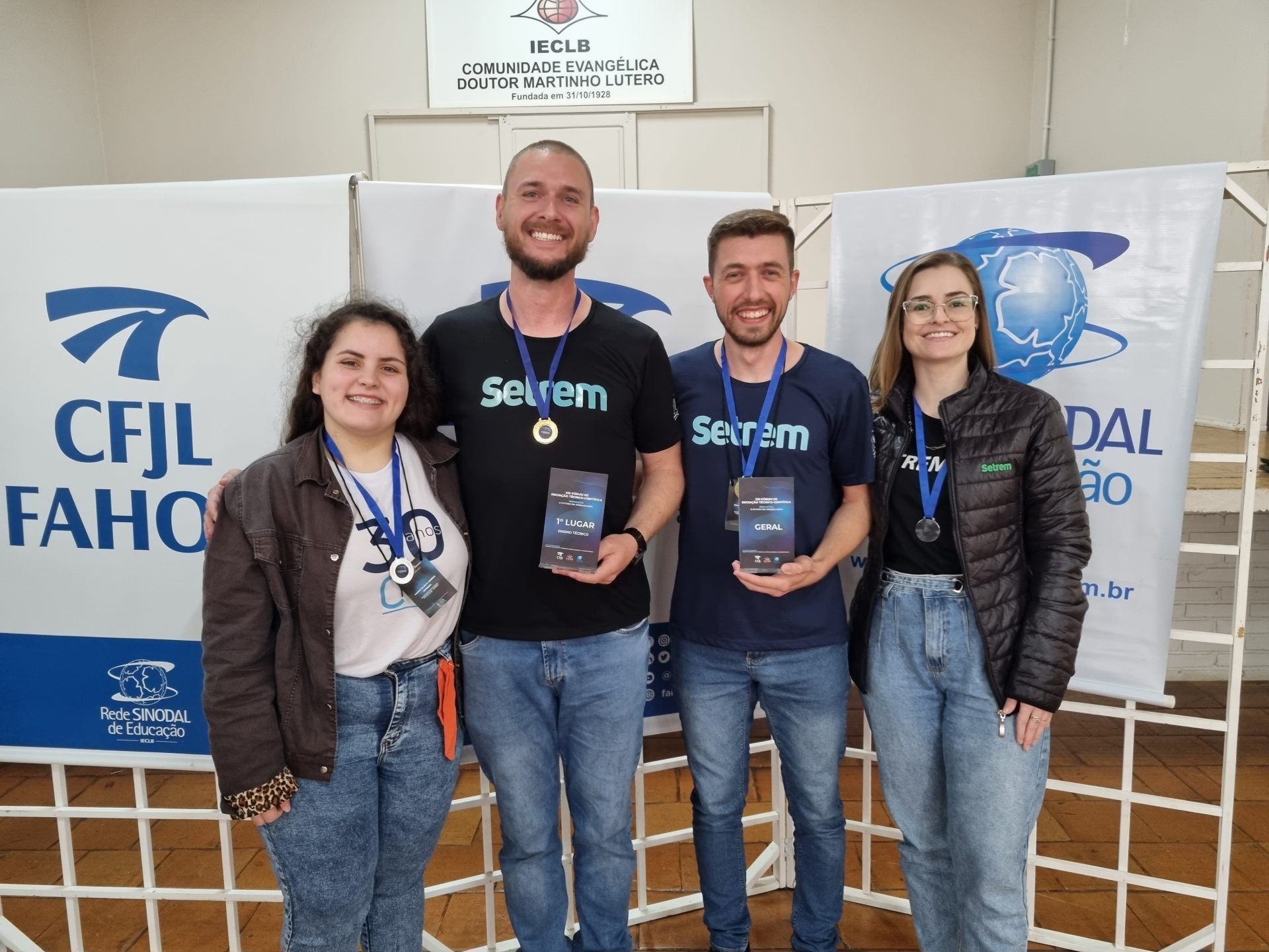 <strong>Trabalho da Setrem conquista o 1º lugar no XIII Fórum de Iniciação Técnico-Científica da Rede Sinodal</strong>