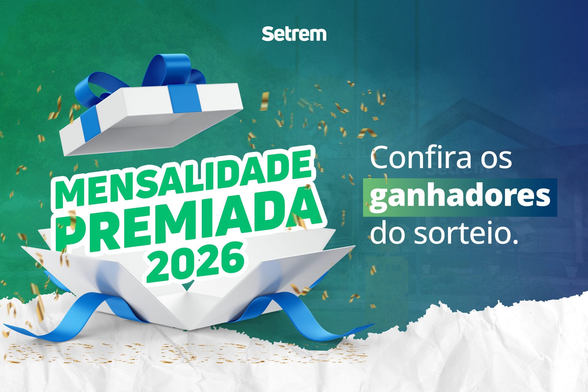 Setrem divulga ganhadores da campanha Mensalidade Premiada 2026