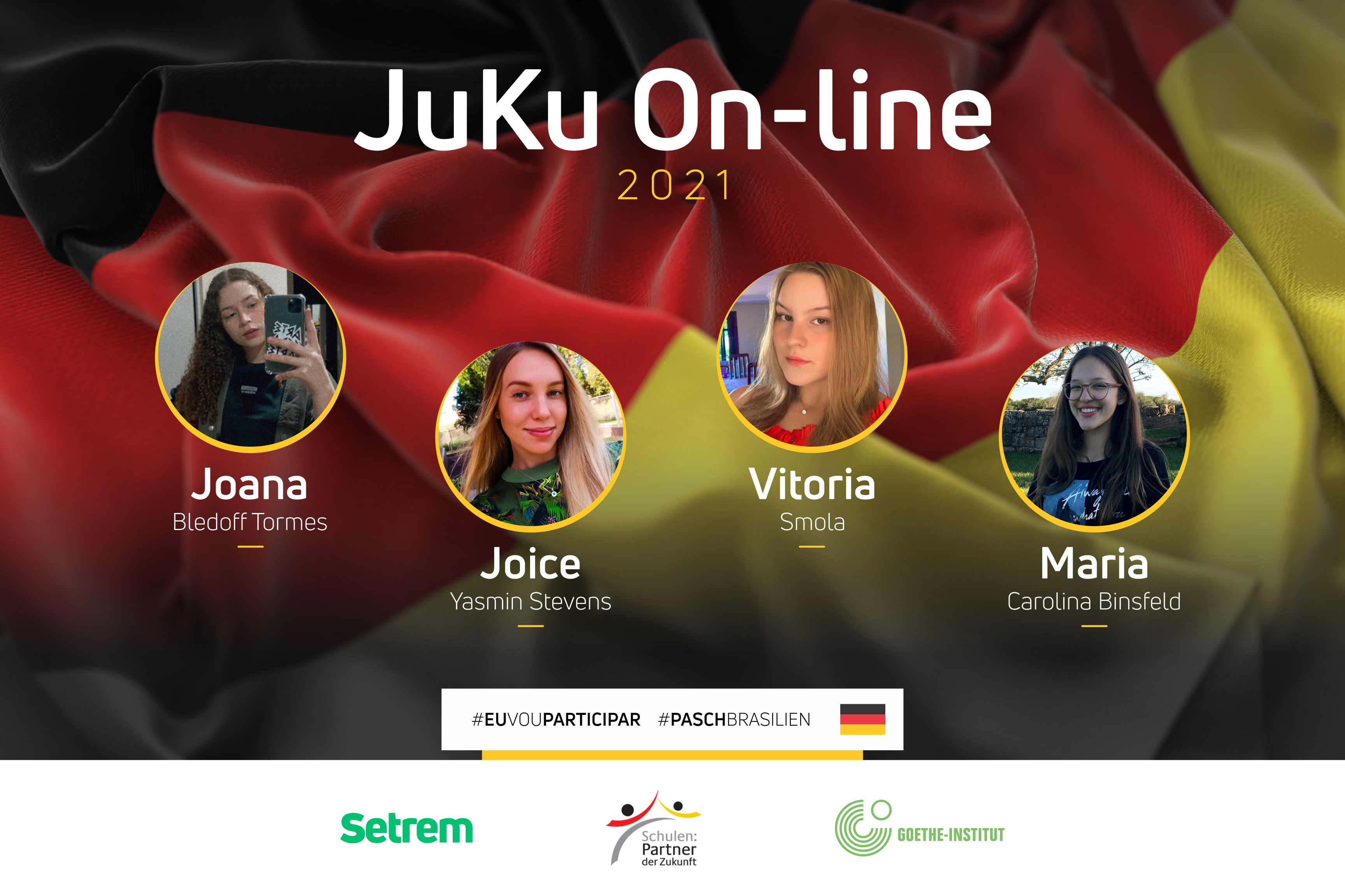 Estudantes do Ensino Médio selecionadas para curso on-line da Alemanha